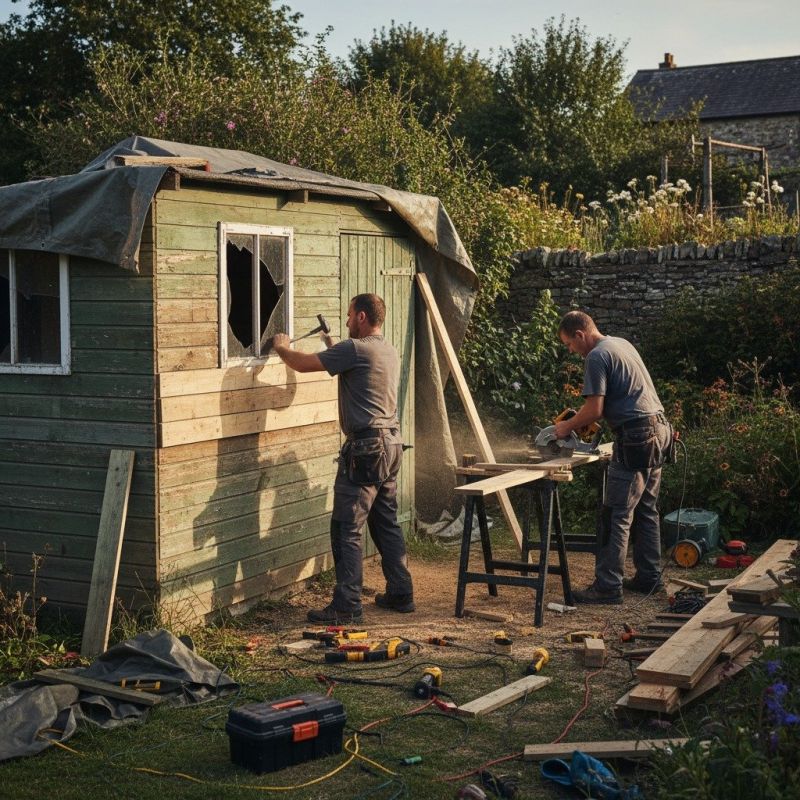 Shed Damage Repair in Alpharetta, GA