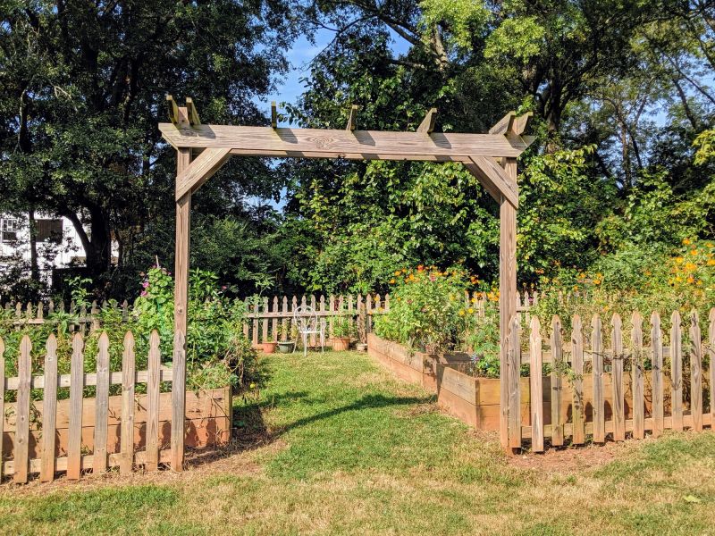 Wood Trellis Installation in Kansas City, KS