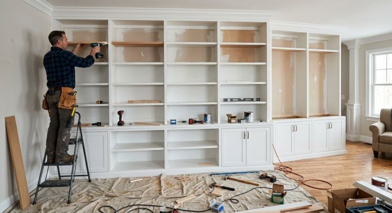 Bookcase Construction in Raleigh, NC