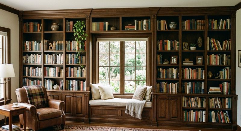 Built In Bookshelves Installation in Greensboro, NC