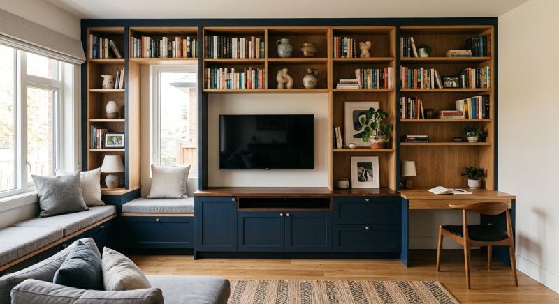 Built In Desk Installation in Woodbridge, VA