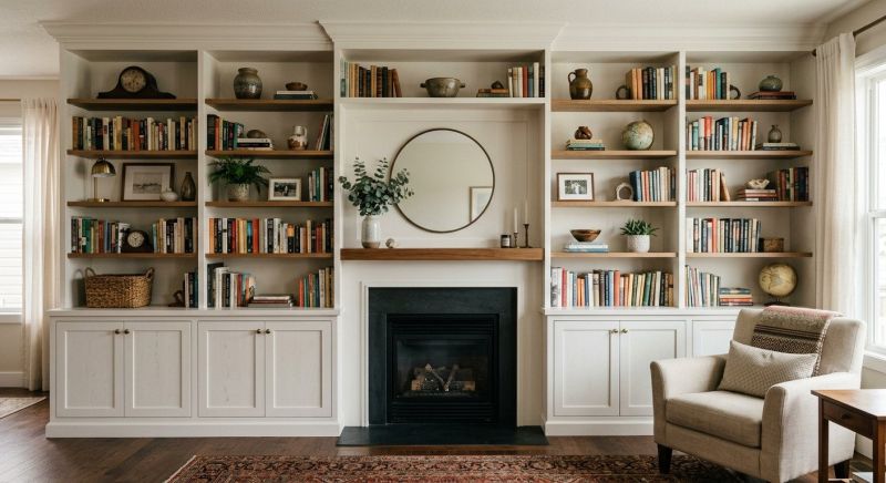 Fireplace Shelves Installation in Alexandria, VA