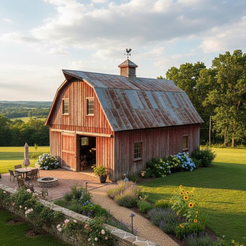 Metal Barn Construction in Conroe, TX