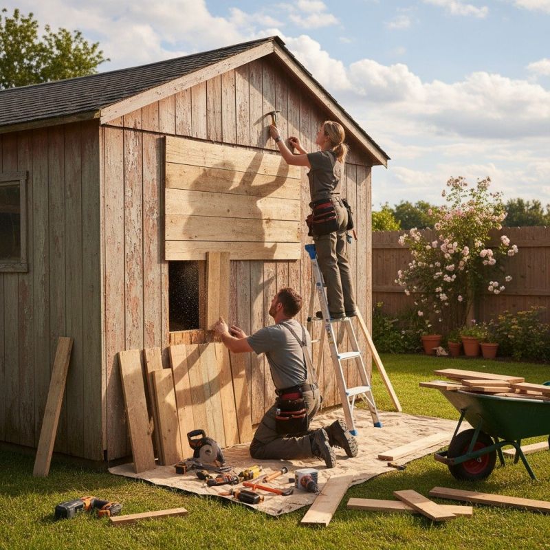 Wooden Carport Repair in Wilmington, NC